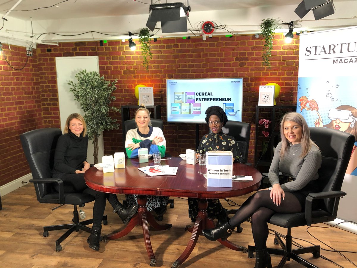 TheStartupsMag's tweet photo. Yesterday we filmed something special for you all!💛 As it was #IWD we chatted all about #WomenInTech and the gender opportunity gap🙌 

And we were joined with some of our lovely partners, @FoundFlourish, @WomenLikeMeLDN, and @roomlabofficial⚡️ https://t.co/jlRyKSJy2K
