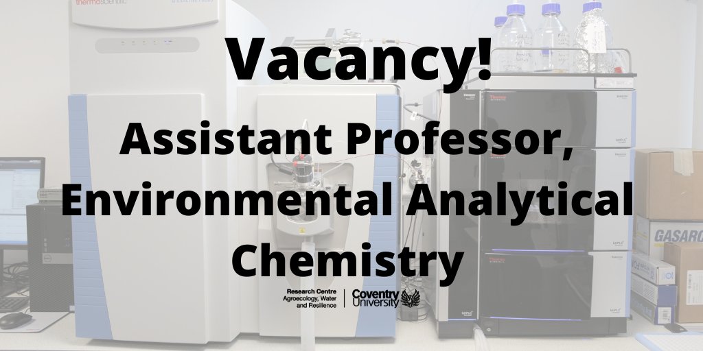 CoventryCAWR's tweet photo. We are seeking expertise in #pollution transport, the development of new methods for their monitoring and analysis in diverse #environments and their transport under changing #climate and land use scenarios.

Application closing date: 29/03/2020

➡️ https://t.co/vPlds7WESj https://t.co/Fx1ICqCCPi