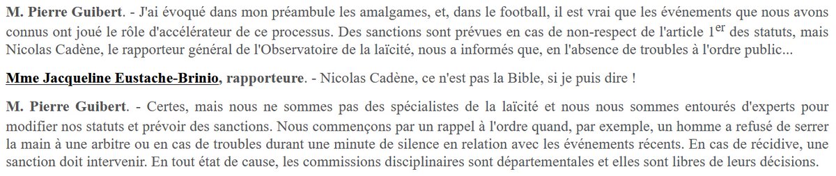 Tiens, y a la rapporteur de la commission du sénat sur la radicalisation qui critique  @ncadene de façon pavlovienne.