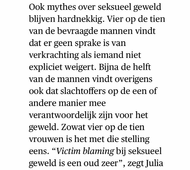 TielemansJilke's tweet photo. Deze cijfers maken mij oprecht misselijk. Bijna de HELFT van mannen én vrouwen (!!!) vinden dat een slachtoffer mee verantwoordelijk is???? Alles oké????? https://t.co/kgHn5YTIS4
