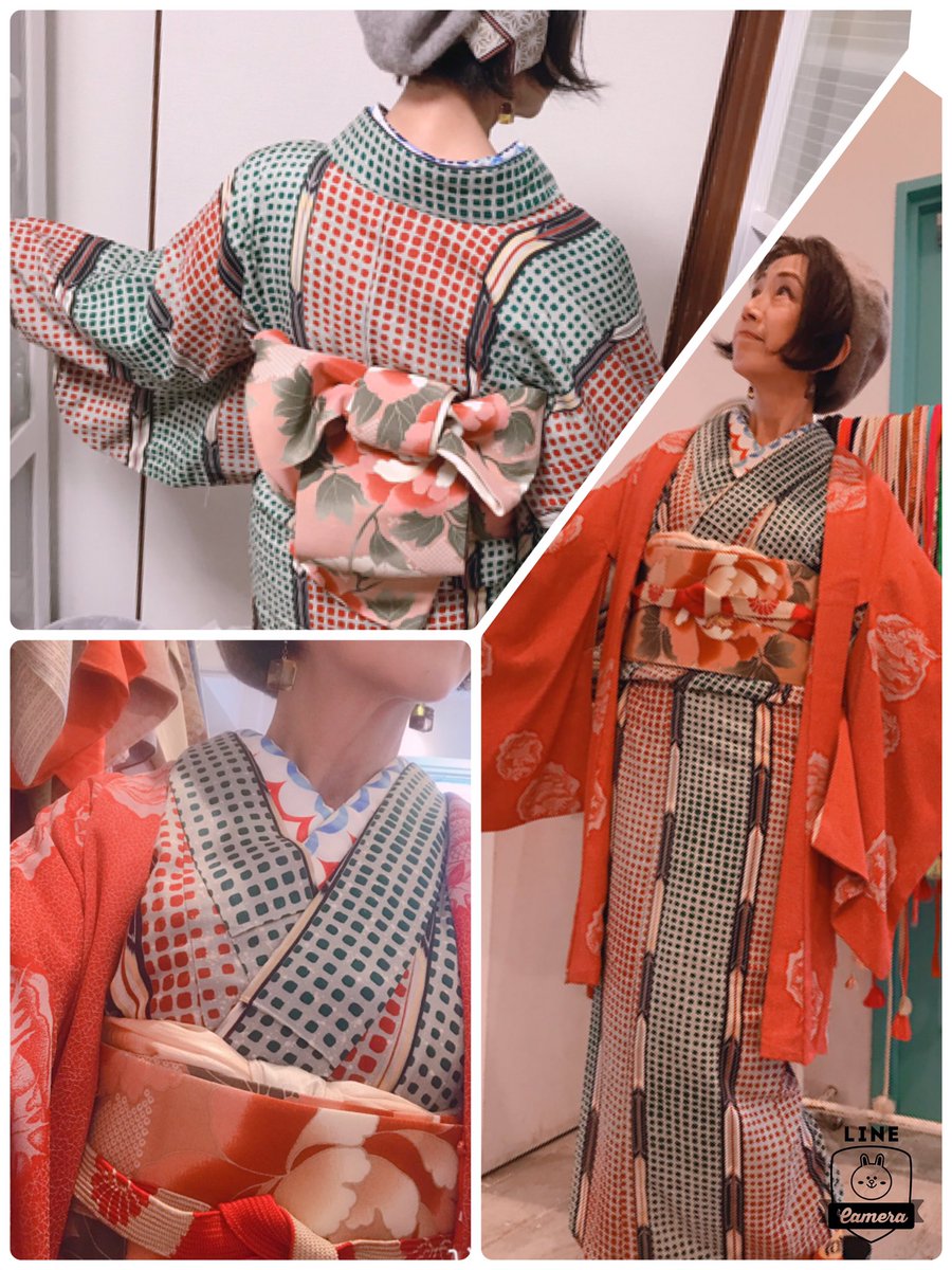 今日の着物コーデ