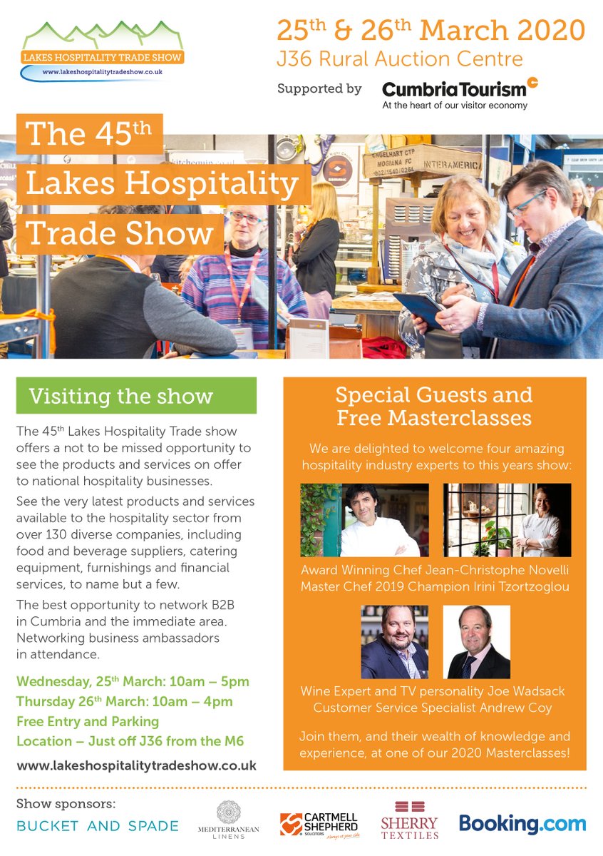Looking forward to the 45th Anual <a href="/LHAtweets/">Lakes Hospitality Trade Show</a> Lakes Hospitality Trade Show at <a href="/J36ExhibHall/">J36 Exhibition Hall</a> on the 25th &amp; 26th March 👍

See you there #hawksheadrelish #embellishwithrelish #LakesHospitality #TradeShow #lhashow #lhashow2020