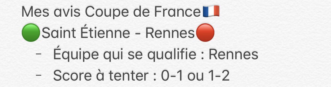 PronosSvg's tweet image. Très peu de matchs aujourd’hui donc voici mon seul avis (côte à 1,75)🤞🏼