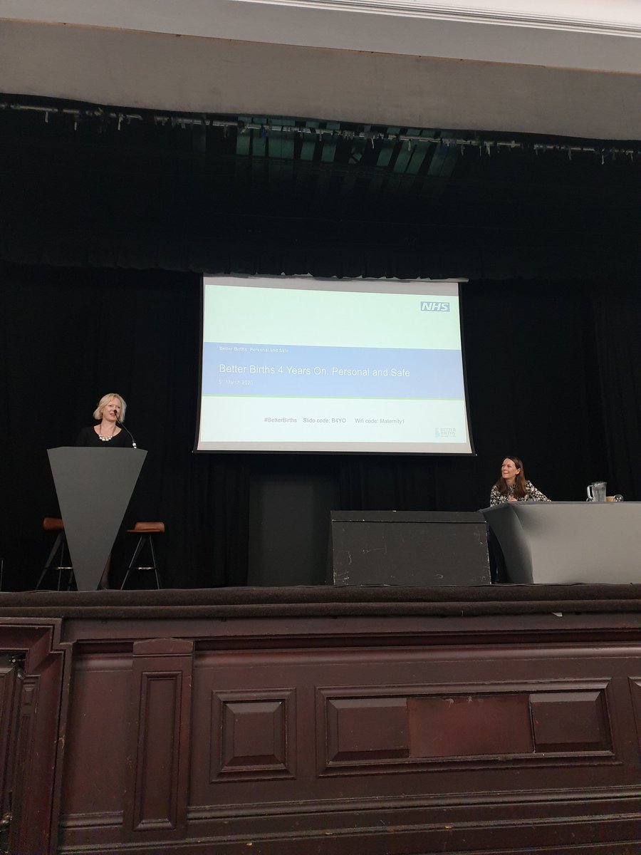 Excited to be at the #betterbirths 4 years on: personal and safe conference. England.nhs.uk/personalandsafe