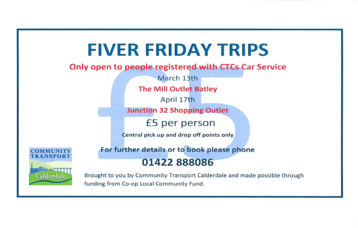 Community Transport Calderdale (@ct_calderdale) on Twitter photo 