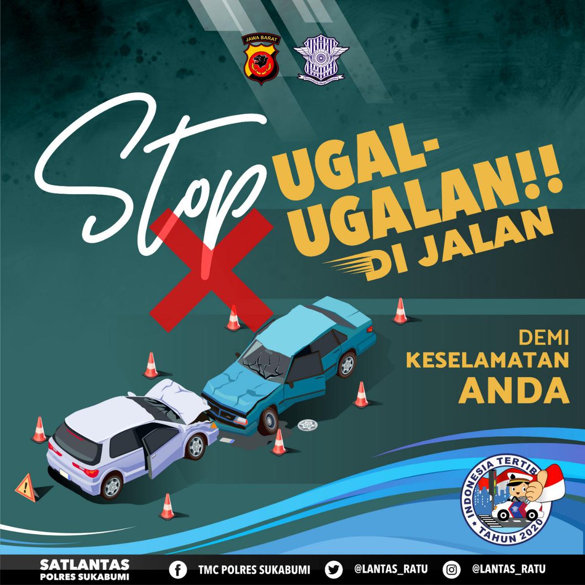 MFYI_Caca's tweet photo. Keluarga membutuhkan kita , jaga keselamatan dalam berlalu lintas #KeselamatanLalinNo1 https://t.co/ujQJme9yEl