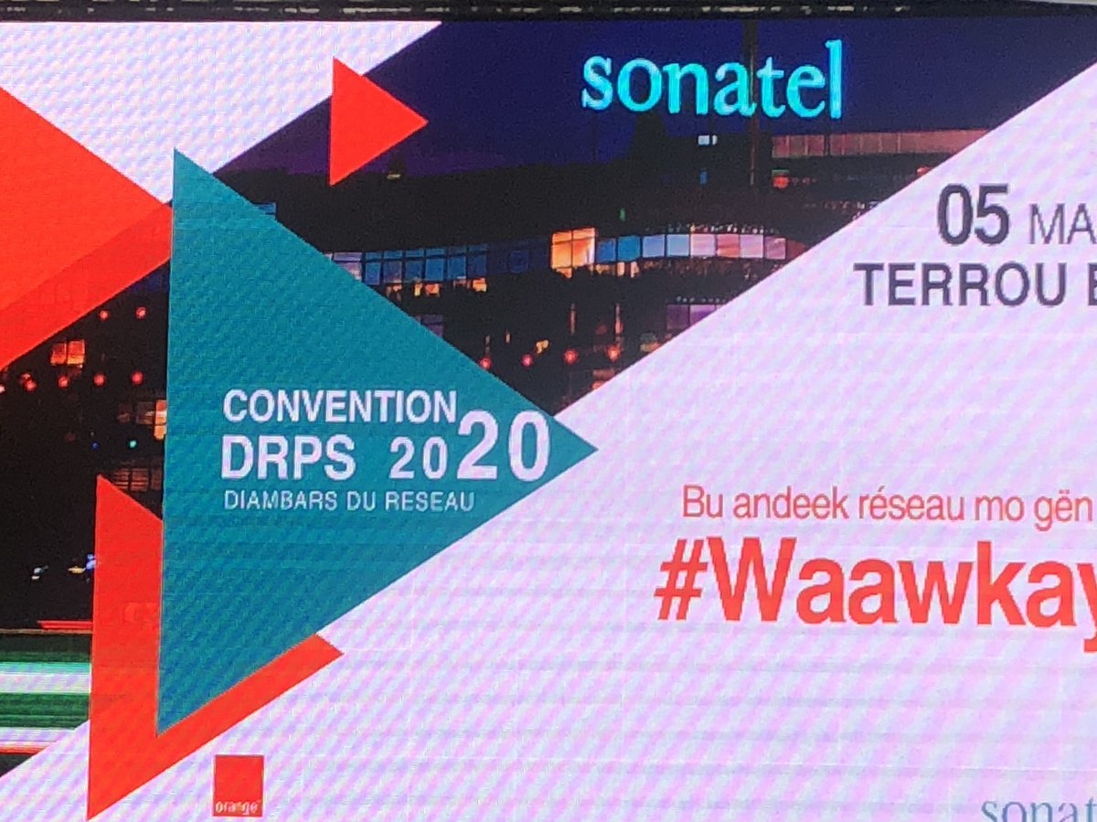 AbdouLahadDIAK4's tweet photo. #ConventionDRPS: Des moments remplis de convivialité, une communion achevée entre @DesDiambars du réseau. DRPS engagée pour de beaux challenges en 2020, la satisfaction de l’expérience client notre unique Dawn wall. #SoROC
@GroupeSonatel
@Tesou2012 @ndioufa66 @Yayabmsow https://t.co/l6Anle0vlH