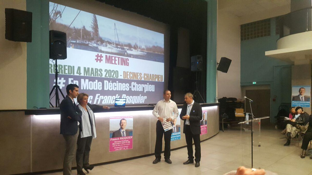 GriffondM's tweet photo. Une salle comble à Decines ,pour la présentation du programme de Franck Pasquier. Merci aux élus et aux candidats de l'Est lyonnais venus en nombre pour soutenir une vision structurante à l'échelle du bassin de vie. https://t.co/mKRyp657Xc