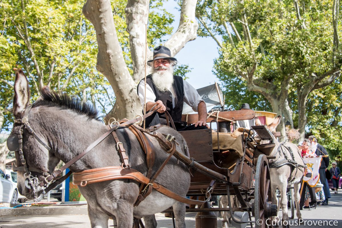 CuriousProvence's tweet photo. A beautiful festival in Provence celebrating a bygone era. See Fête du Temps Retrouvé Heritage Festival. https://t.co/ot3eugSiiG https://t.co/RfYqyYAuT8