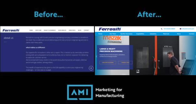 Marketing4Mfg's tweet photo. Ferrositi 

We were tasked with showcasing their commitment to ongoing investments - we reflected this in the main banners and within the detailed capabilities and plant list descriptions.

AMI | Marketing for Manufacturing

#Webdesign #Marketing4mfg #digitalmarketing #UKmfg https://t.co/iFyhxkqiZ6