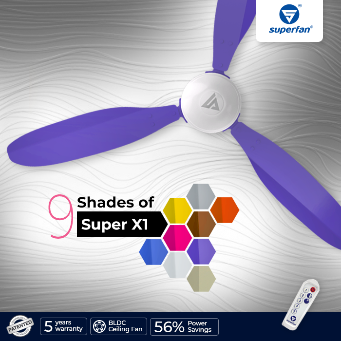 Superfan4u's tweet photo. Super X1 the award-winning model of #Superfan has 9 different blade colours, namely brown, orange, white, silver, lilac, pink, yellow, blue and ivory.
Choose a stylish ceiling fan that matches your wall colour at https://t.co/yAhbelh7gi
#colours #funcolour #attractivecolors https://t.co/5dkskQYODz