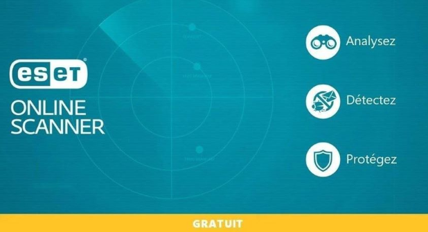 ESET_France's tweet photo. Envie de savoir si vous avez des logiciels malveillants sur votre PC ? Détectez-les gratuitement et supprimez-les en deux clics avec ESET Online Scanner! #cybersecurite #OnlineScanner #France #PC #jeudiphoto #internet #video #online #NowPlaying #app https://t.co/5dUx4IRUUi https://t.co/H6aGRaD3M8