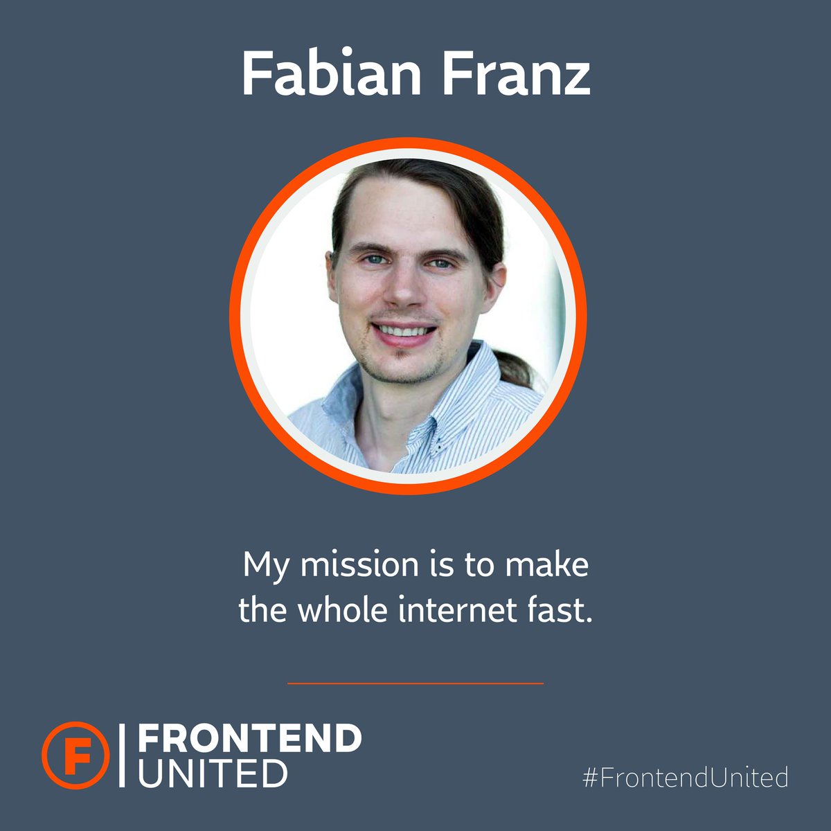 Frontend United (@frontendunited) on Twitter photo "My mission is to make the whole Internet fast." <a href="/fabianfranz/">Fabian Franz</a> is always striving to innovate and make things better. #Drupal #Twig #Performance #FrontendUnited "My mission is to make the whole Internet fast." <a href="/fabianfranz/">Fabian Franz</a> is always striving to innovate and make things better. #Drupal #Twig #Performance #FrontendUnited