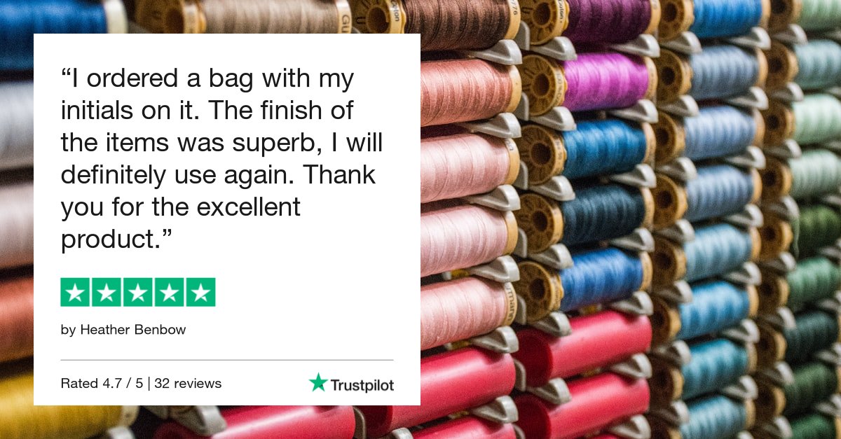 We love hearing from our customers!

Thank you, Heather, for taking the time to review us over on #trustpilot.

Head on over to our website to order today 👉 bit.ly/2HG7QuM 

#embroidery #screenprinting #logo #poolebusiness #UKembroidery