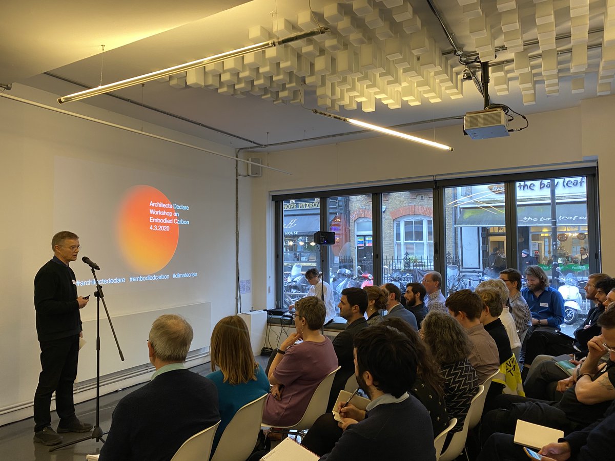 FCBStudios's tweet image. Fantastic #ArchitectsDeclare session on #EmbodiedCarbon yesterday. Our takeaways: 

*Work collaboratively and share knowledge across disciplines
*Set goals early in the project for the biggest impact
*Collect, monitor and review data
*#RetrofitFirst
*Learn from performance gap