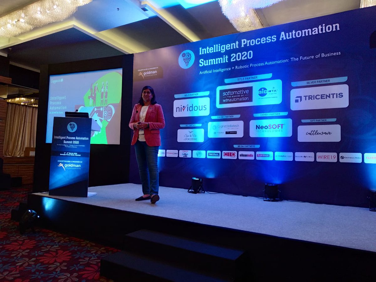 GoldCommIndia's tweet photo. Dr. Shivani Rai Gupta Thanks for great insights.

#IPASummit #2020 #ProcessAutomation #IPA #RPA #AI #ML https://t.co/85IpkFcdMi