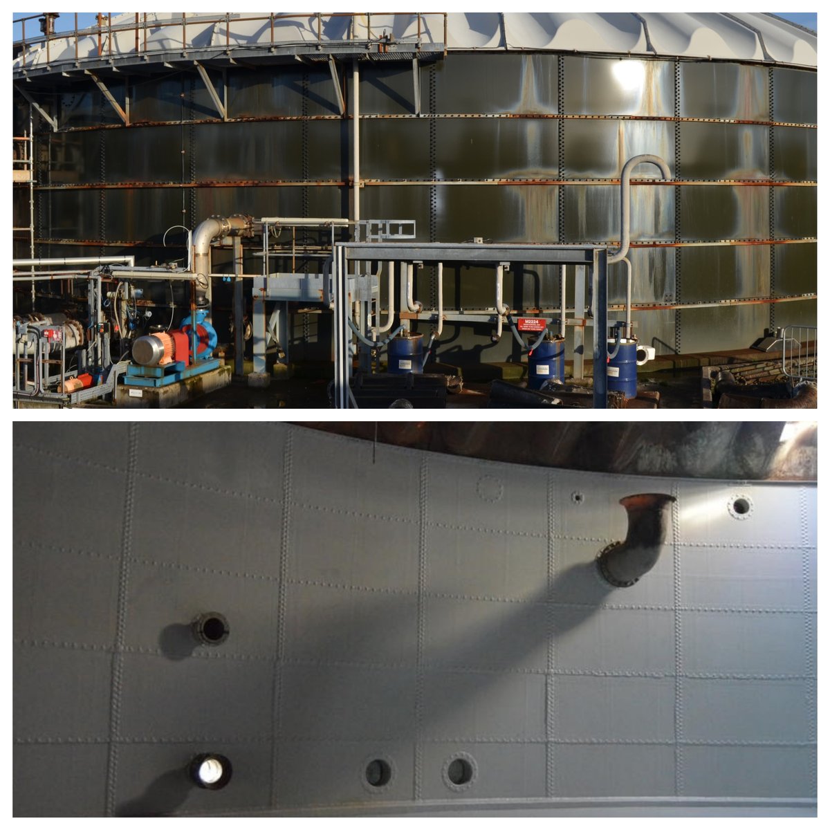 LiquidApplied's tweet photo. THROW BACK THURSDAY!

A year ago our LAM Team completed the preparation and internal #GRPlining of a #cylindricaltank 27.5m diameter x 6m high #effluenttank for our prestigious client in Irvine, Scotland. #UKwide #tankrefurbishment https://t.co/QDblbQZdvp