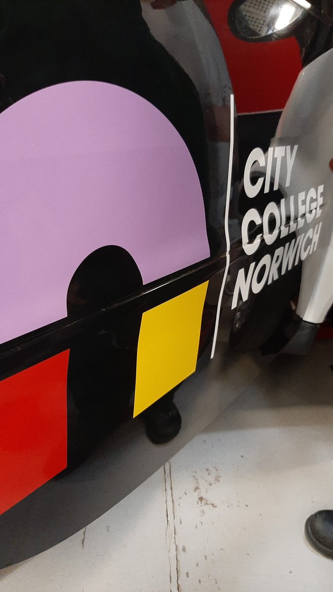 Smart car with the smart aviation students showing the smart young people of Norfolk a smart post high school pathway. Do come along and have a go being a racing driver. <a href="/norwichcollege/">City College Norwich</a> <a href="/CcnEngineering/">CCN Engineering</a>  <a href="/norfolkskills/">Norfolk and Suffolk Skills and Careers Festival</a>