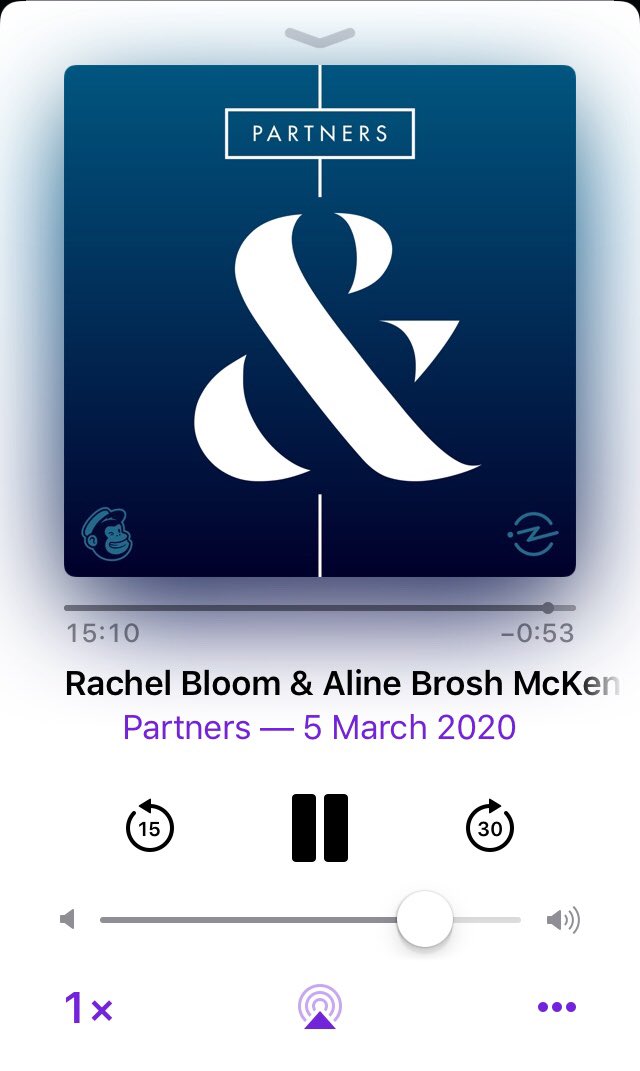 annachang's tweet photo. “I thought she was very chill for someone who wrote Devil Wears Prada” - @Racheldoesstuff on @alinebmckenna, discussing how they met & their writing partnership.
love love loving this ep of Partners podcast. such a tightly edited 16mins 🙌🏽
https://t.co/SkBZmttBax https://t.co/MSWqYvdEAG