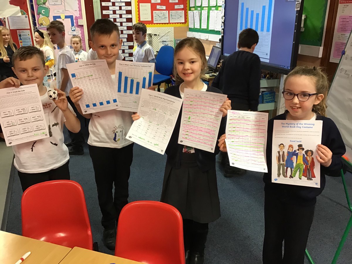 ClassHerons's tweet photo. The Fantastic Four solved the Mystery of the Winning World Book Day Costume the quickest! Well done! #WorldBookDay https://t.co/3tPvxUjGpZ
