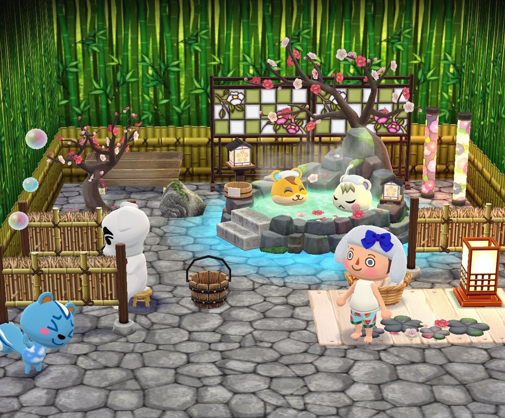 ポケ森温泉 Twitter પર હ શટ ગ