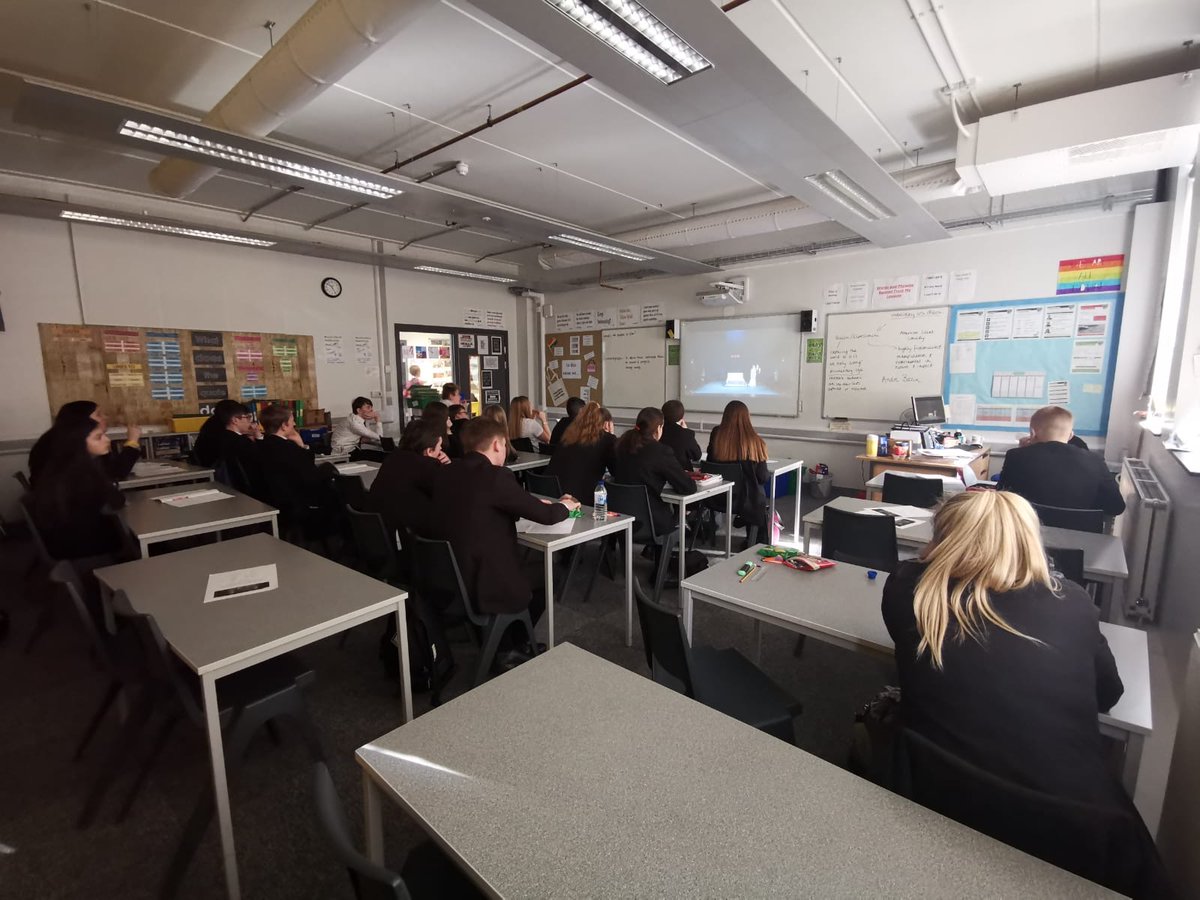 EVENT: Year 10 students at Withernsea High School are currently watching the Royal Shakespeare Company's live stream production of #Macbeth. It is part of their continuing study of the play and is also serving as great preparation for assessment.