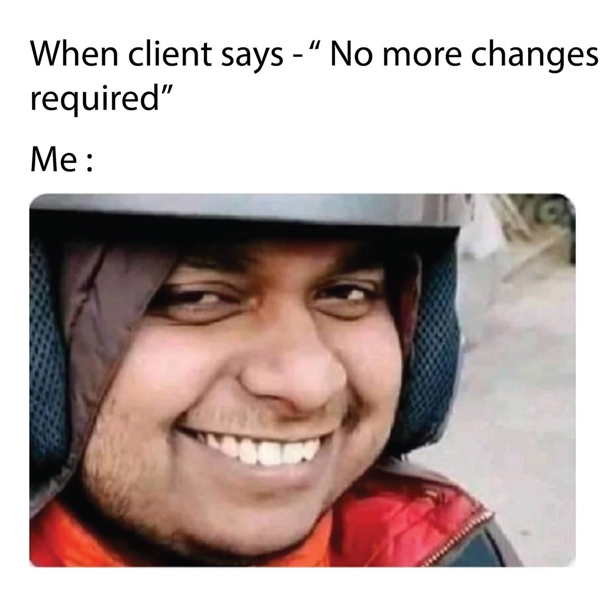 Qualwebs1's tweet photo. Do you feel the same?😂😂
#Programmer #Developer #ProgrammingFun #ProgrammerMeme #ZomatoRider #Qualwebs #Mgvip #SMM #SEM https://t.co/VWy5LXJBZp