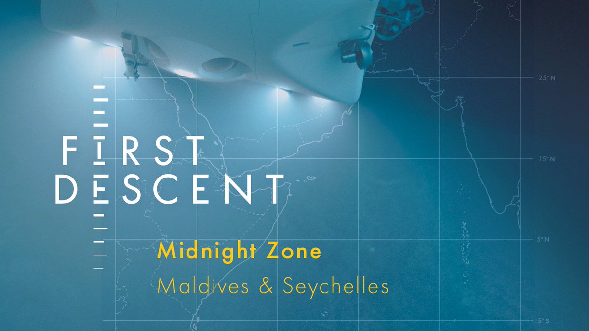 This year we are going even deeper into the unknown! Our mission in the #IndianOcean in #Seychelles &amp; #Maldives will uncover the secrets of undersea mountains beneath the waves in the #MidnightZone.