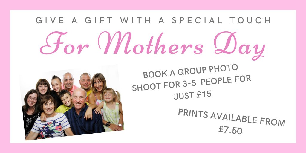 ThePhotoWizards's tweet photo. Give a special gift this Mothers Day!
Book a family photoshoot in our very own studio with professional photographers.
Then we can print it our for you to make the perfect gift.
 
Book now or find out more on our website:
https://t.co/tickiMibNi https://t.co/rkfs5SzLzq