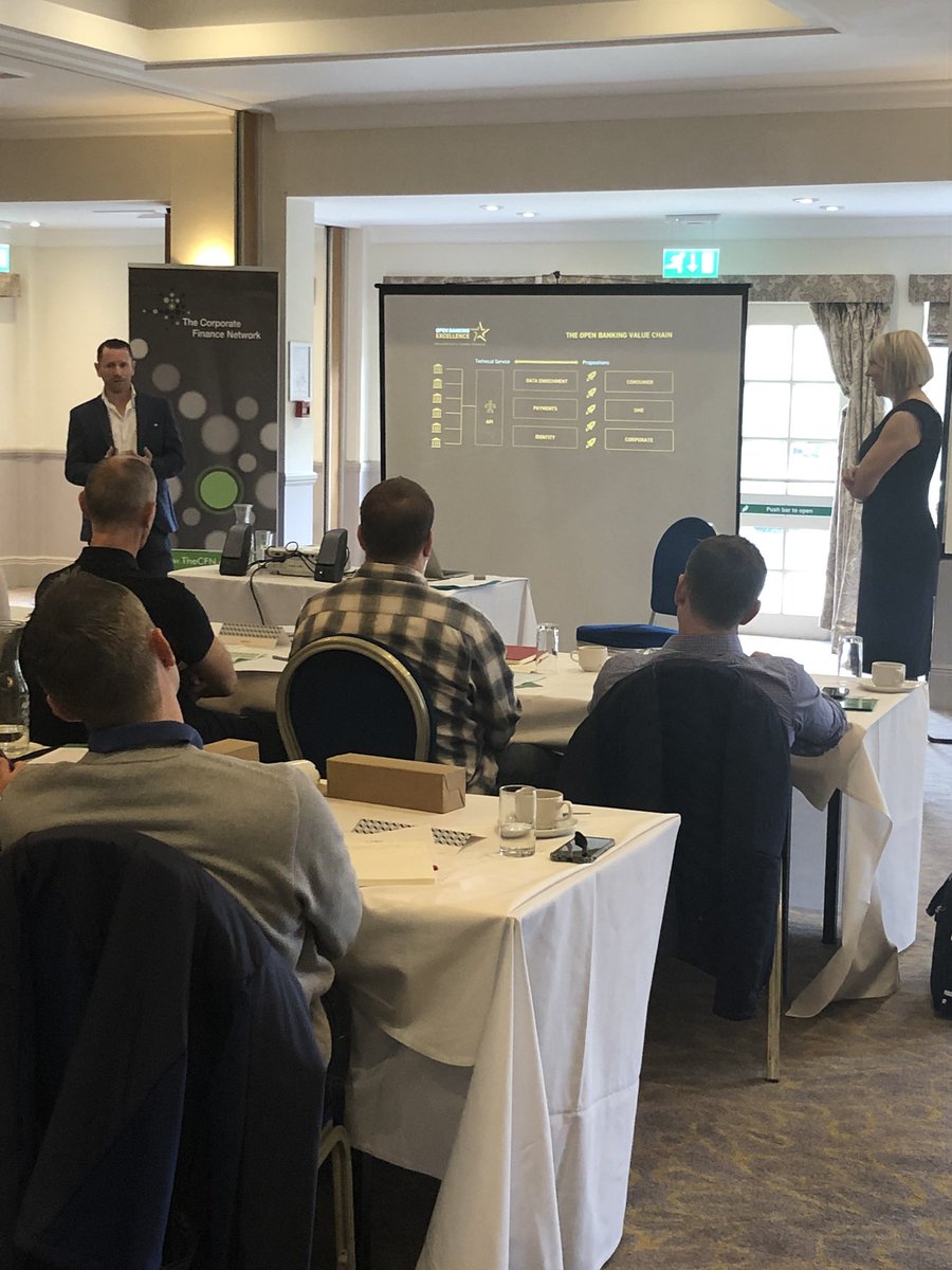 TheCFN's tweet photo. Fascinating talk about #OpenBanking from @helenchild1 & Huw @UKOpenBanking #CFNconf https://t.co/w6euEwdQ4C