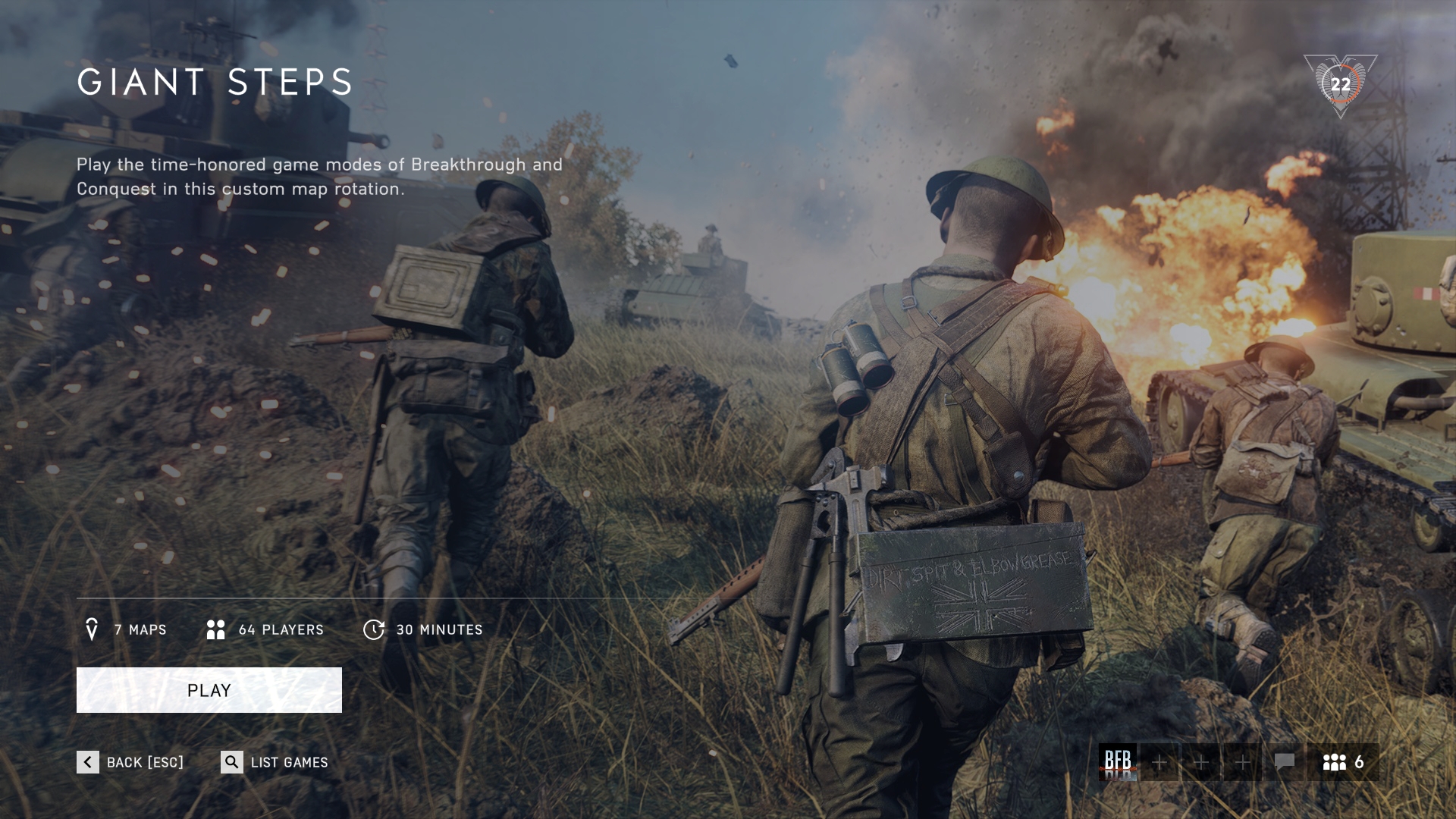 Battlefield Bulletin News The Giant Steps Playlist Is Now Live In Battlefieldv Conquest Breakthrough On Big Maps Panzerstorm Breakthrough Iwo Jima Breakthrough Pacific Storm Conquest Al Sundan Breakthrough Hamada Conquest