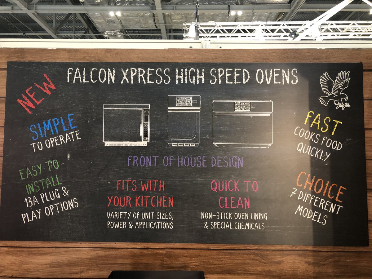 Last day of <a href="/HRC_Event/">HRC</a> today but still plenty of time to come and see our new Xpress high speed ovens and enjoy a toastie or panini courtesy of <a href="/FalconDevChef/">Falcon Chef</a>. We’re on stand P821.