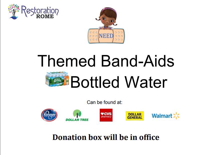 JLDougherty's tweet photo. Please consider helping one of my sweet @ArmucheeSADD Club seniors collect donations for her senior project! All donations benefit Restoration Rome here in our community. 💙 https://t.co/RZL6O3iYSp