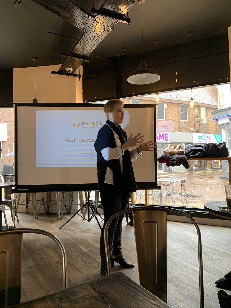 AshfordAlumni's tweet photo. Fantastic first ASA Kent Breakfast Networking event this morning at Stag Coffee in Ashford. 

Great to see both alumni and parents, and to listen to a fascinating talk from Karina Hulstrom from @H4S_Coaching, who spoke about how to achieve our goals whilst avoiding burnout. https://t.co/p6qULXGjBB
