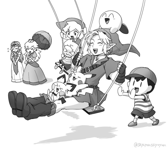 #コロナばっかりで気が滅入るからネタ絵貼ろうぜ 
ゼル伝関連 