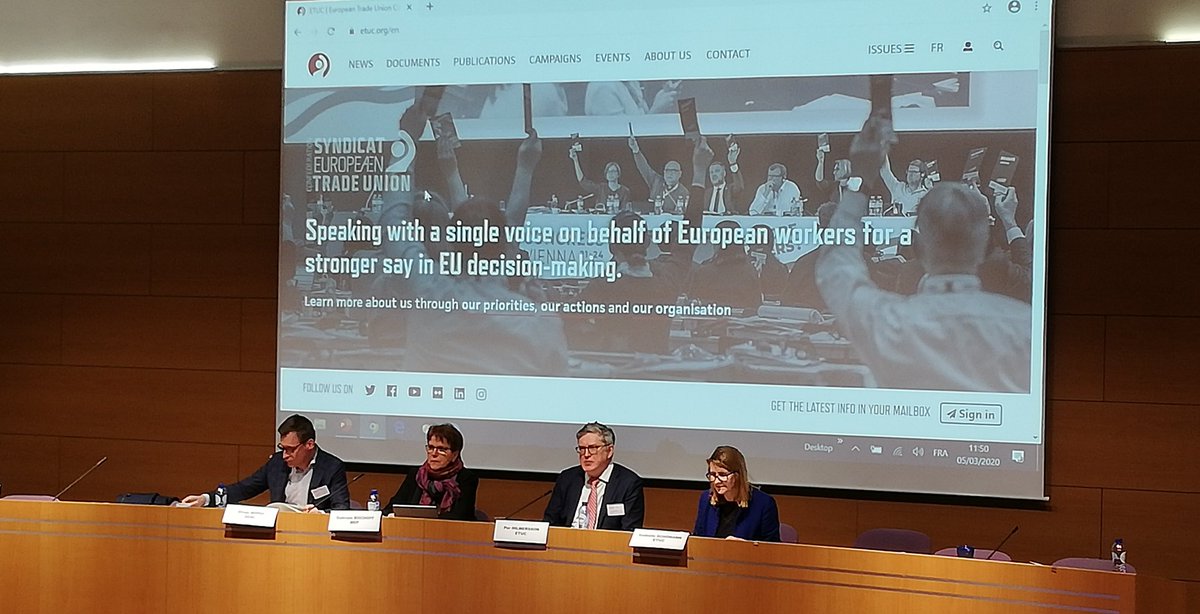 etuc_ces's tweet image. &quot;Quo vadis the EU conference on the future of Europe?&quot; discussed at #NetLex conference - We regret that no representatives from @EU_Commission @EU2020HR were available to join the discussion @IsaSchoemann