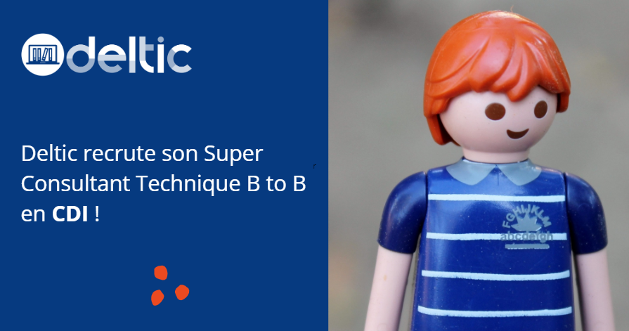 Deltic_Ged's tweet photo. [ON RECRUTE] Un(e) Super Consultant(e) Technique B to B !
Tu disposes d'un bon sens du relationnel ? Tu affectionnes particulièrement l'univers du digital ? Tu te passionnes pour la gestion de projets ? Alors envoie ta candidature à arnaud@deltic.fr << https://t.co/hgUNhqP3Vj