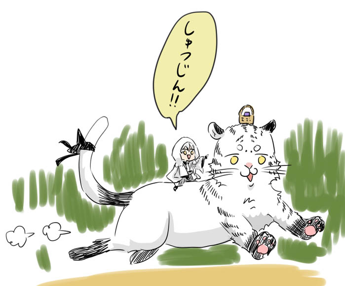 白ずきんちゃん2
#今日のちびつる 