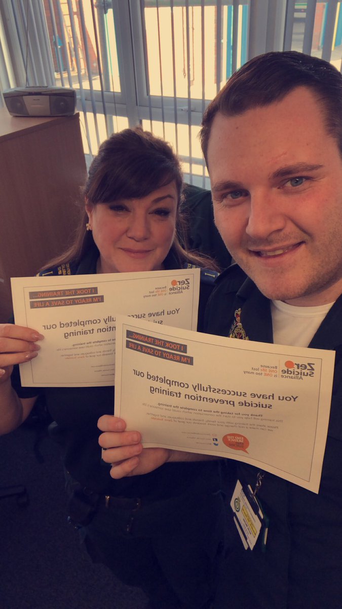 NWAmb_JonK's tweet image. @Zer0Suicide training compete ✅ time to get others complete.... for North Sector staff myself and Linda will be holding drop in session #MHTC #zerosuicide