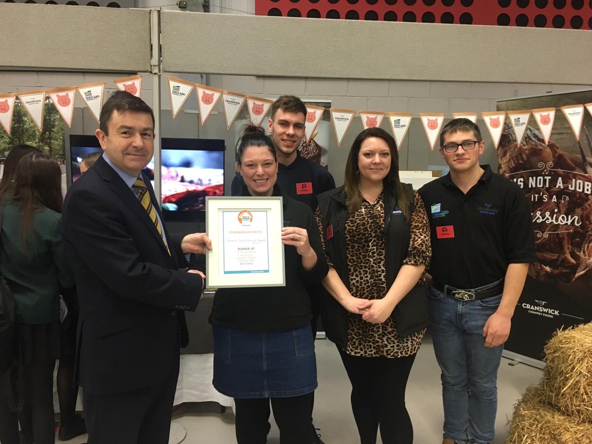 Congratulations to City College Norwich for winning Best Stand and Cranswick Country Foods &amp; Wayland Farms for winning Runner Up✨😃 <a href="/norwichcollege/">City College Norwich</a> @CranswickCCFN <a href="/theshowground/">Norfolk Showground & Events Centre</a> #skills #careers #norfolkskills