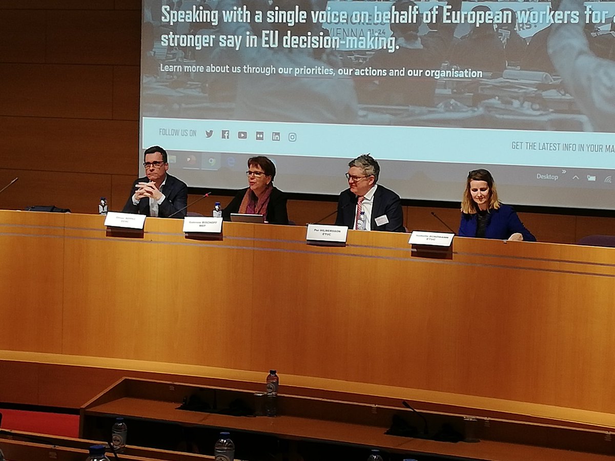etuc_ces's tweet image. #NetLex conference @gabischoff @Europarl_EN &quot;The EU Parliament decided to give Europe a new push and to have this big conference on the future of Europe. Citizens will be core part of this process&quot;