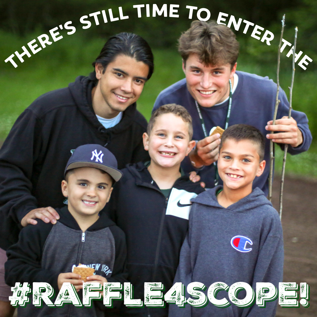 trailsendcamp's tweet photo. Don't forget to enter the #raffle4SCOPE! We're excited to partner with @SupportSCOPE to send children from low income families to camp. Every $100 raffle ticket helps send kids to camp & also enters you in a raffle to win #TEC2020 tuition for one camper! https://t.co/42X06Kb3wm https://t.co/i57XZWlbtb