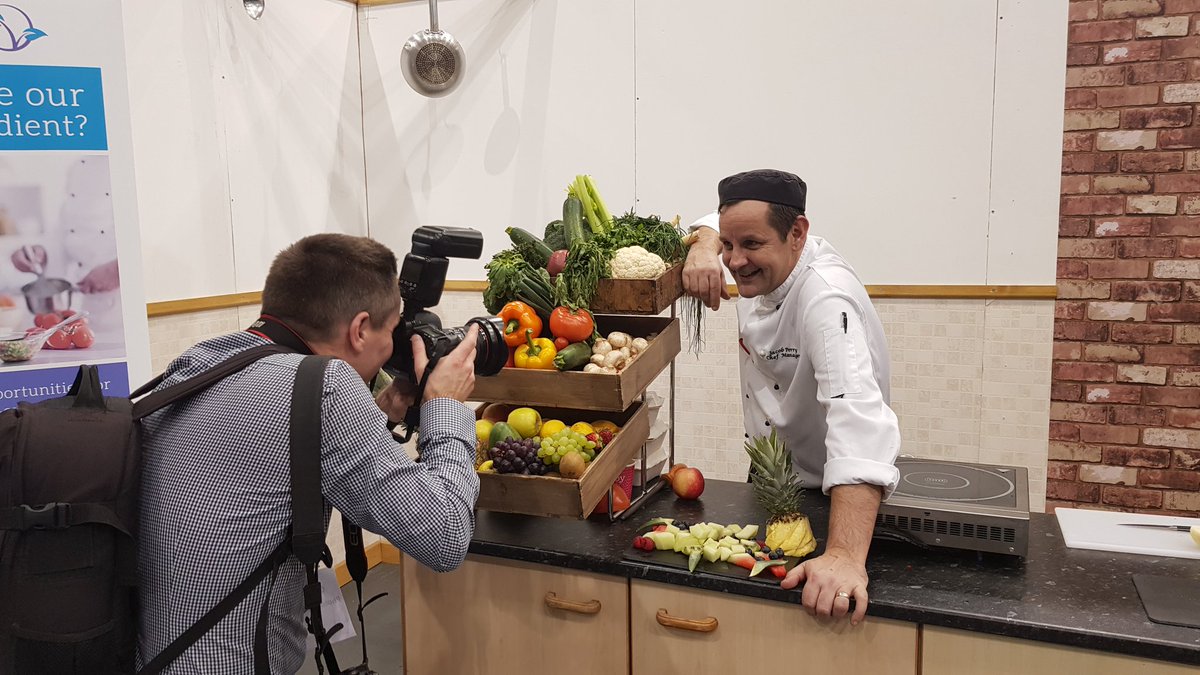 ET_Comms's tweet photo. Jacob enjoying the limelight at #TAS20 #cheflife https://t.co/4KUW59veiZ