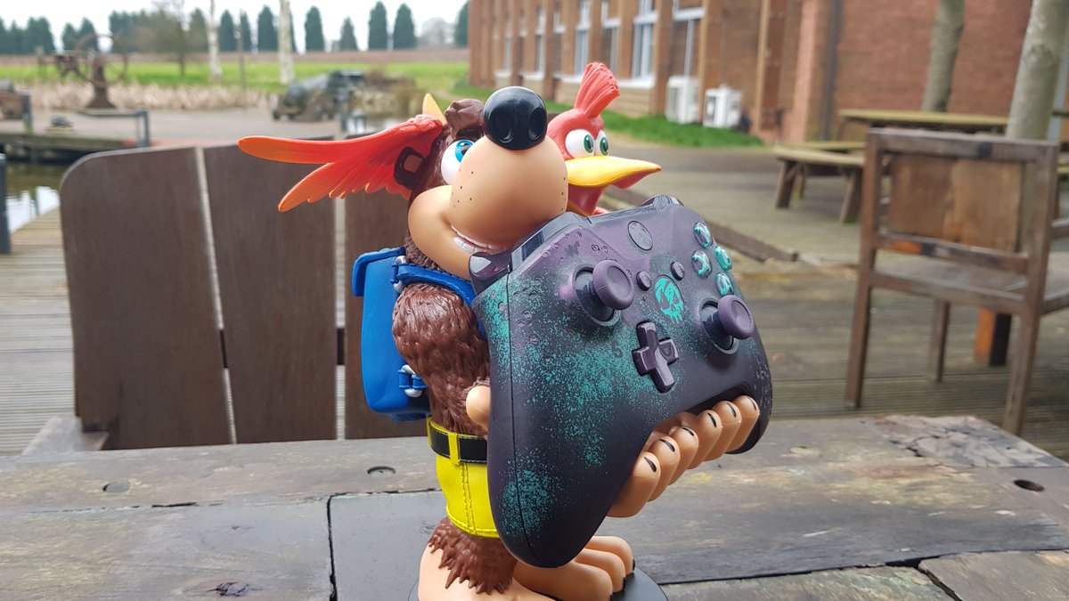 RareLtd's tweet image. Kazooie pulling her weight, as usual.