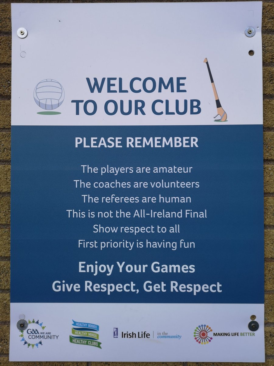 MoneyglassGAC's tweet image. With the 2020 season underway here are a few small thoughts for us all to carry with us throughout the year. #GiveRespect #GetRespect #WelcomeToOurClub