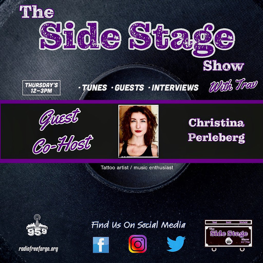 Check out our guest co-host today <a href="/cmpearls/">mean tina</a> 🤘🏼We’ll be celebrating just some of our favorite <a href="/womeninrock/">Women In Rock</a> and cranking up the latest from <a href="/likemachinesatl/">Like Machines</a> <a href="/creepercultuk/">C R E E P E R</a> <a href="/wildstreet/">Wildstreet Official</a> <a href="/MILKTEETHPUNX/">MILK TEETH - NEW ALBUM OUT NOW!</a> and more!  Tune into <a href="/KRFF95_9/">Radio Free Fargo95.9</a> at noon online at radiofreefargo.org