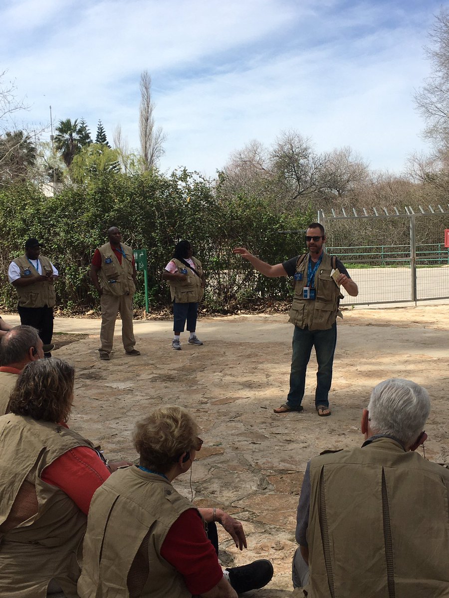 MrsMieschigan's tweet photo. @MieschTodd spontaneously teaching on mythology to a group as we visited the site of human sacrifice to Pan (yikes!)at Caesarea Philippi built by Harrod the Great’s son Phillip. #GlobalEducation #globallearner @RHSFalcons @rochcommschools https://t.co/3X1ux9PpCJ
