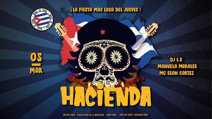 mcseancortez's tweet photo. CE SOIR !!!
HACIENDA - THE KEY PARIS
๐จ๐บ SPECIAL CUBA ๐จ๐บ
DJ LS - MANUELA MORALES - MC SEAN CORTEZ.
GRATUIT POUR LES FILLES TOUTE LA NUIT.
VENEZ TรT ๐.
#hacienda #thekeyparis #estanoche https://t.co/9CuUGExSbv