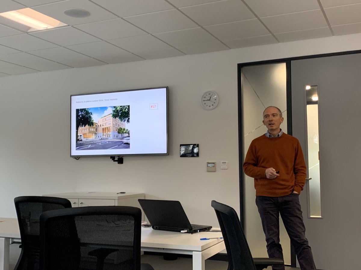 Real insight into #decarbonisation and #Passivhaus at <a href="/WillmottDixon/">Willmott Dixon</a> today thanks to <a href="/peterwarm/">Warm: Low Energy Building Practice</a> @SallyGodber and #MMSustainabledesign for their presentations as well as very own #lukemulder #alasdairdonn