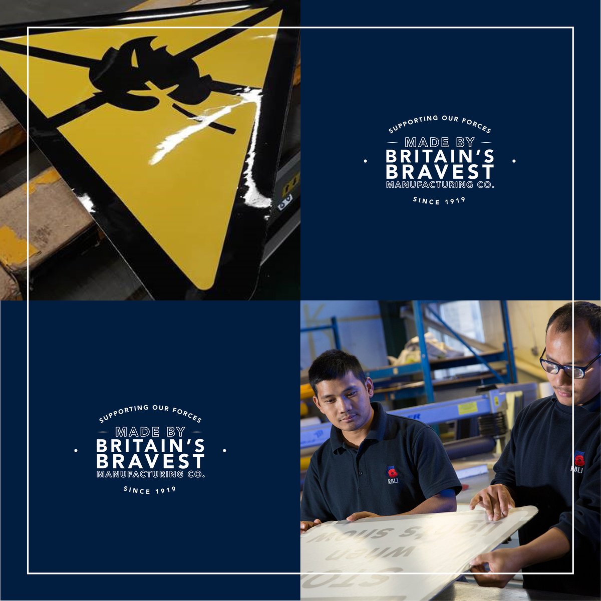 Did you know that <a href="/BravestMfgCo/">Britains Bravest Mfg</a> 's veterans produce all trackside signage for the UK's largest railway owner <a href="/networkrail/">Network Rail</a>?

Find out more about our social enterprise by visiting: ow.ly/FtfA50yDNuI

#SupportingBritainsBravest #RBLI #SocialEnterprise #Signage #BuySocial